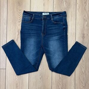 Wax Jean Collection Style # 90241 Women’s Deep Indigo Skinny Jeans - NWOT